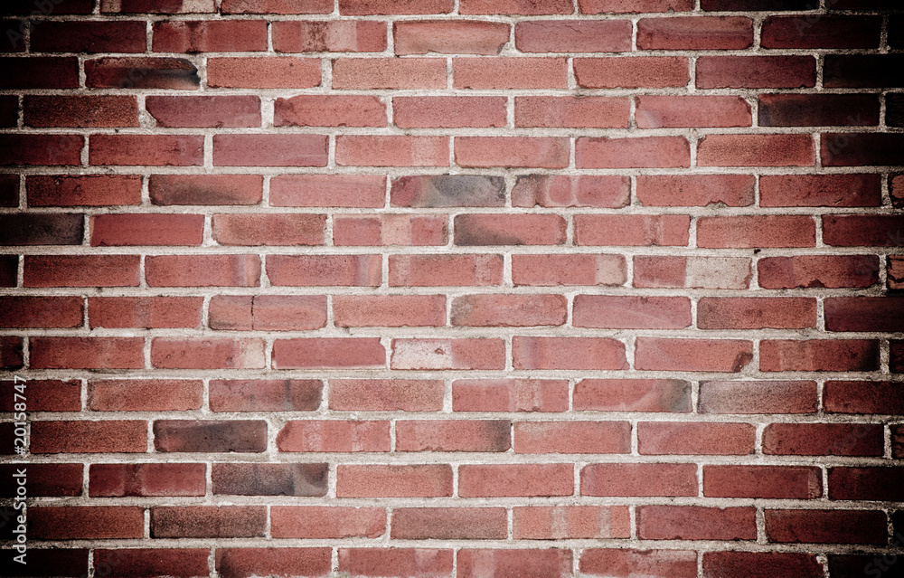 Obraz premium Mur de brique rouge