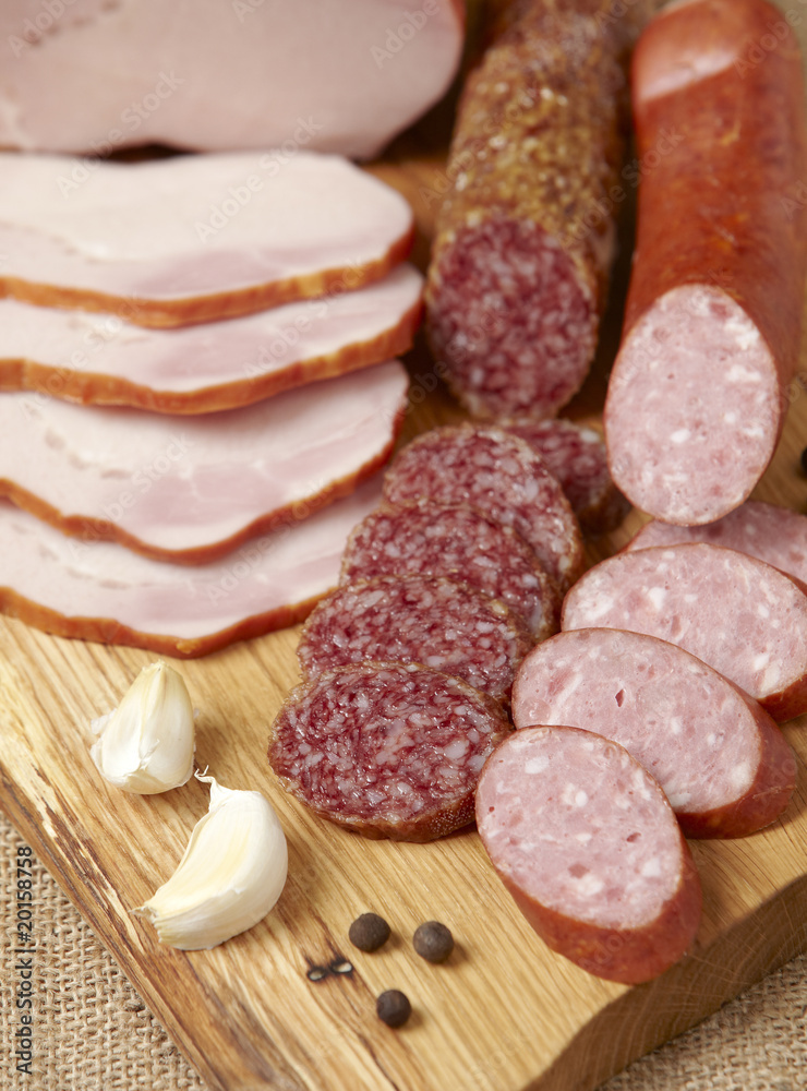 meat and sausages meat and sausages