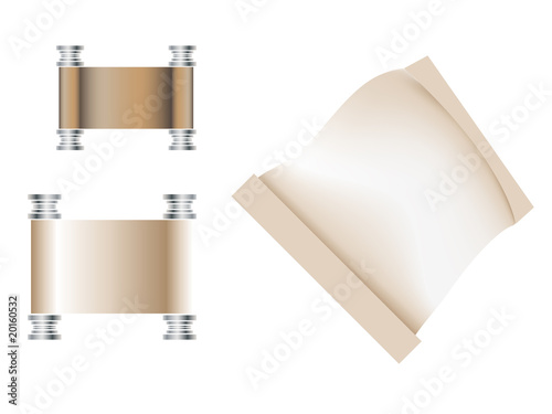 Scrolls and paper