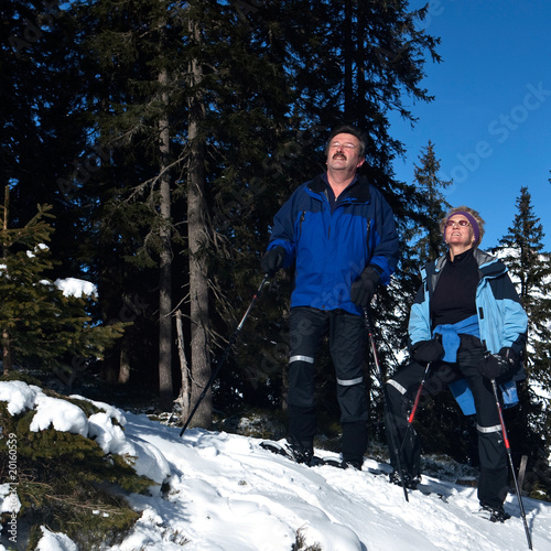 Active seniors in the Alps