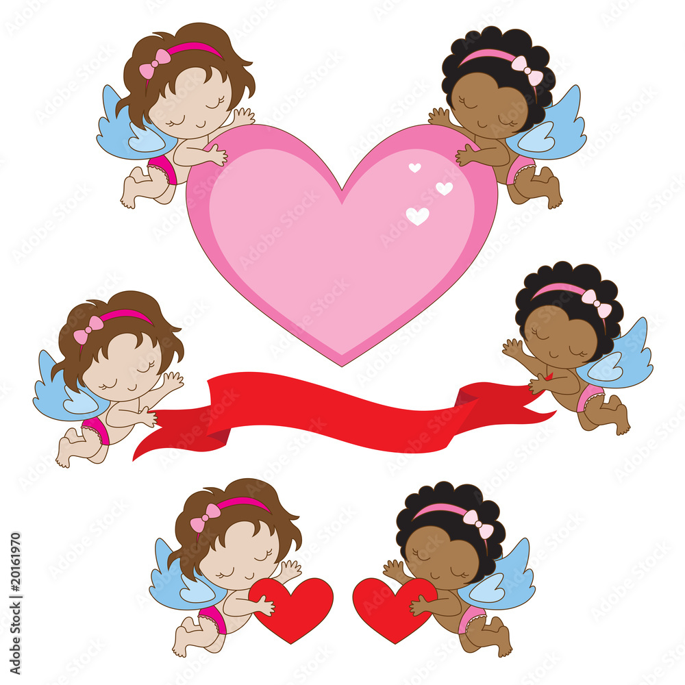 Obraz premium Valentines Angels