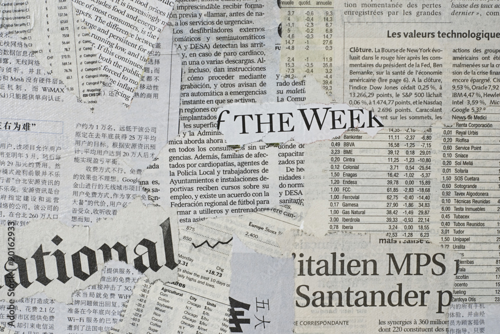 Obraz premium Zeitungscollage