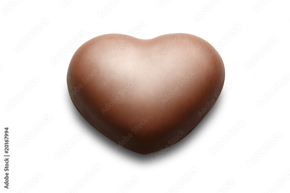 Chocolate heart. Chocolate heart.