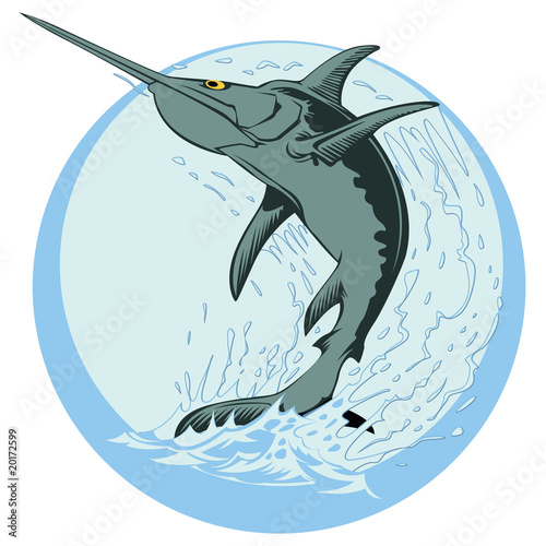 big fish, high jumped out of the water