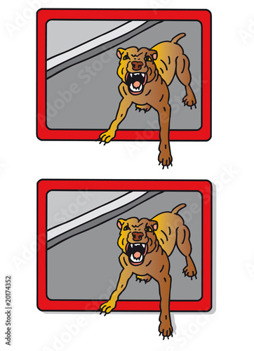 Attention chien méchant!