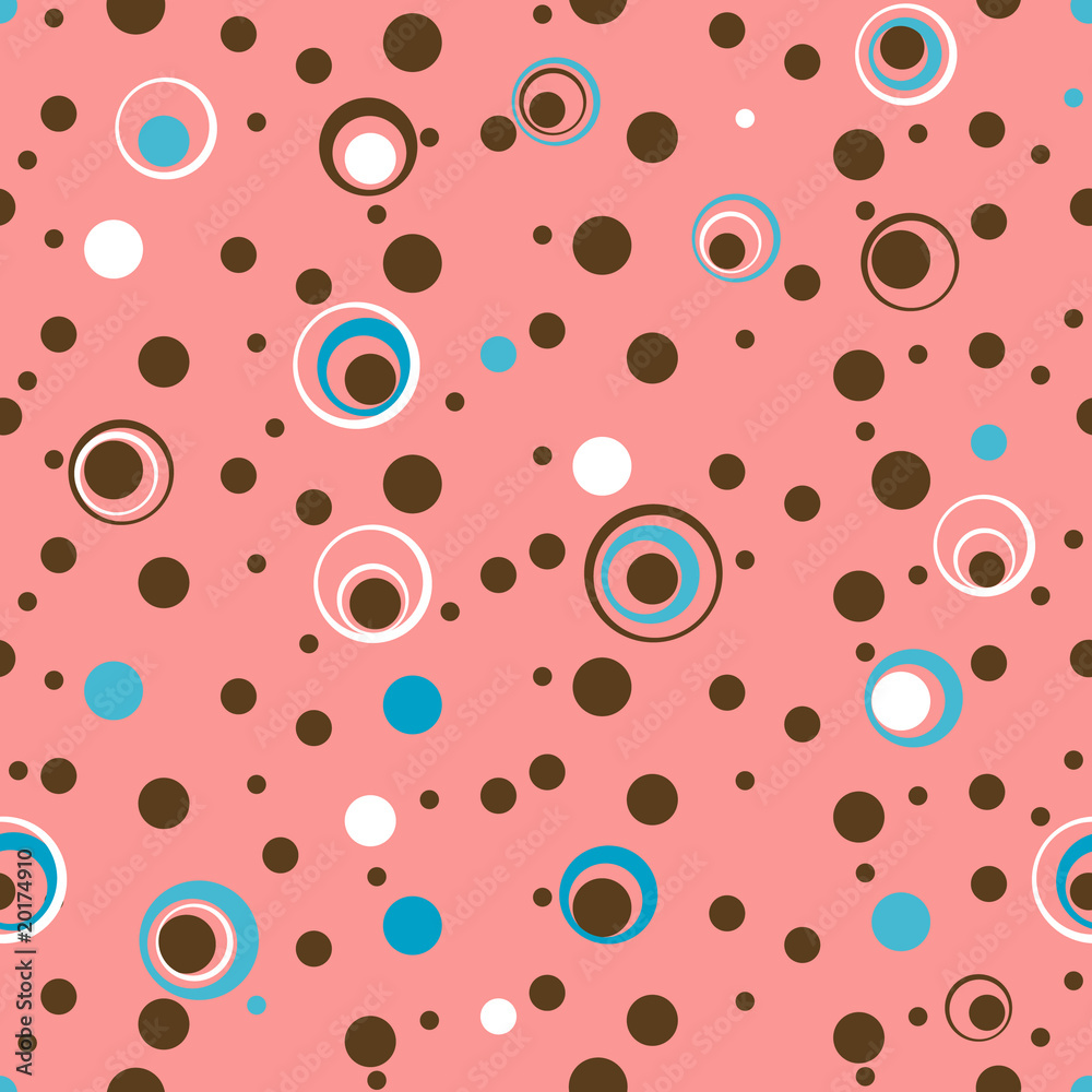 Background with round. Vector Illustration