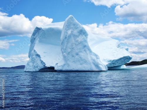 Iceberg in Atlantic Ocean off Newfoundland