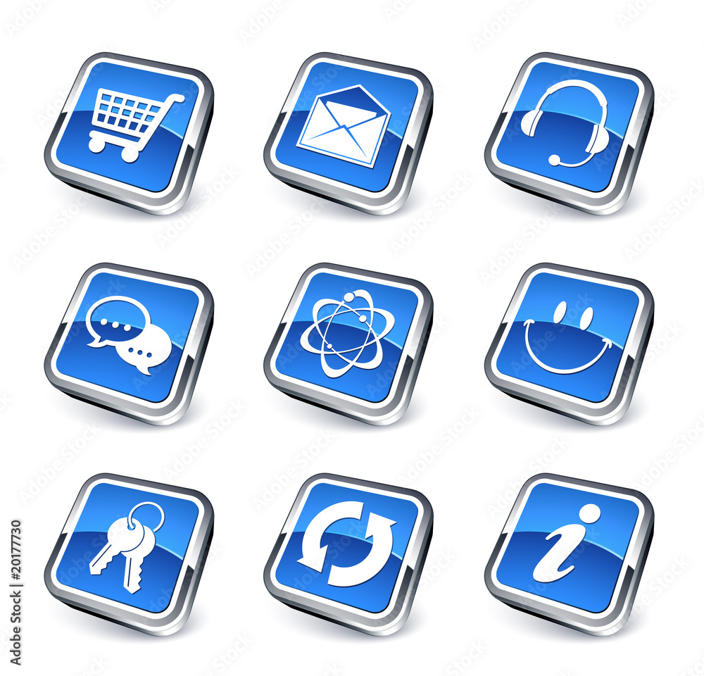 Fototapeta premium web icons collection