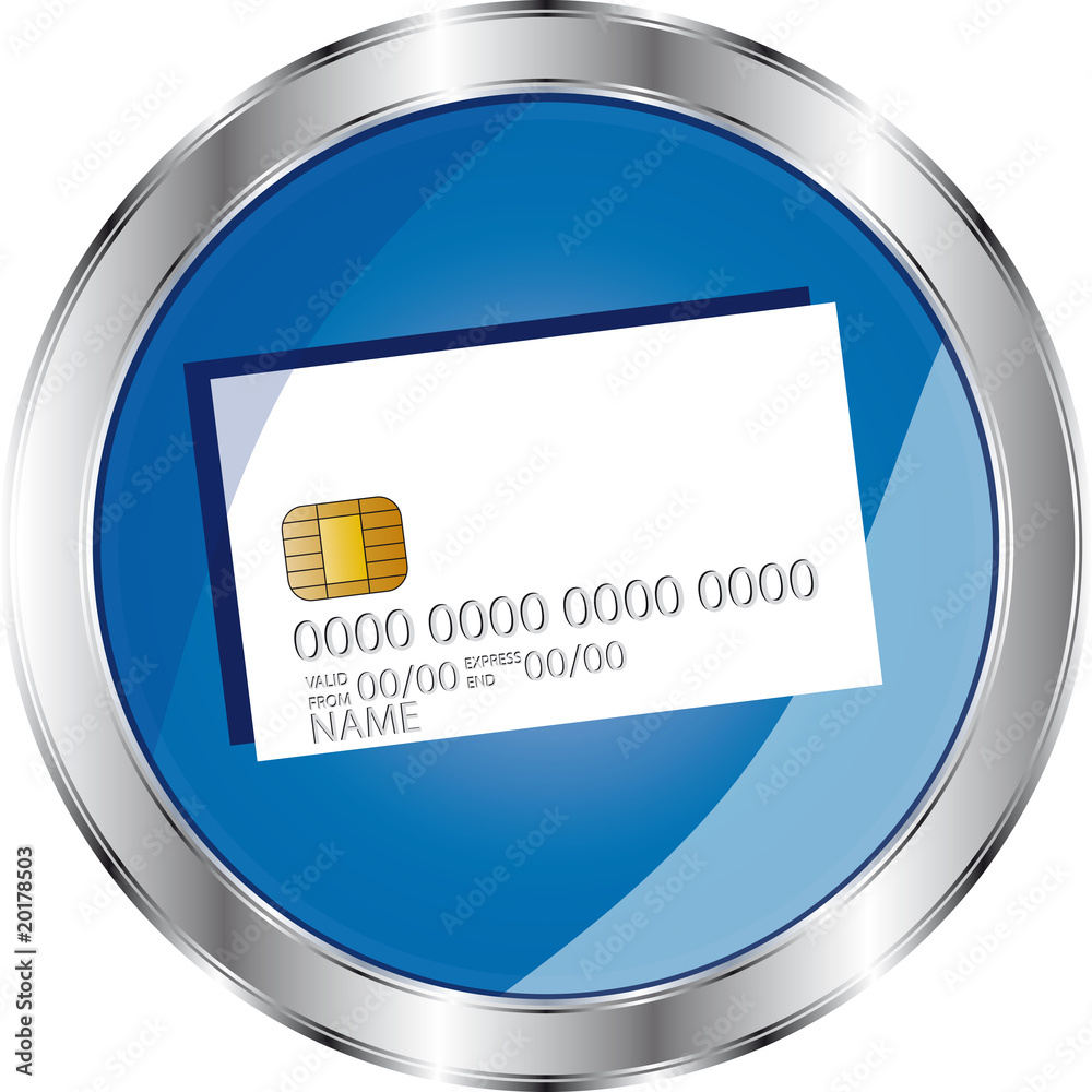 pulsante blu card pulsante blu card