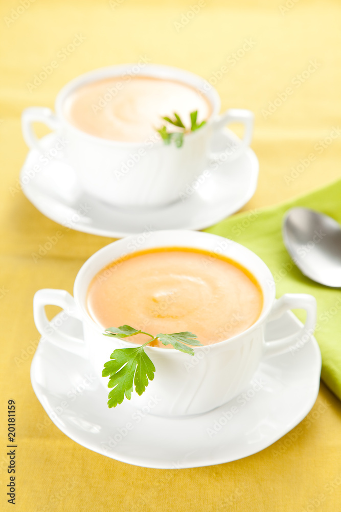 tasty Carrots puree with parsley tasty Carrots puree with parsley
