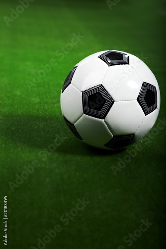 Soccer ball on grass © ZoomTeam
