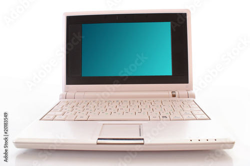 Laptop isolated on the white background