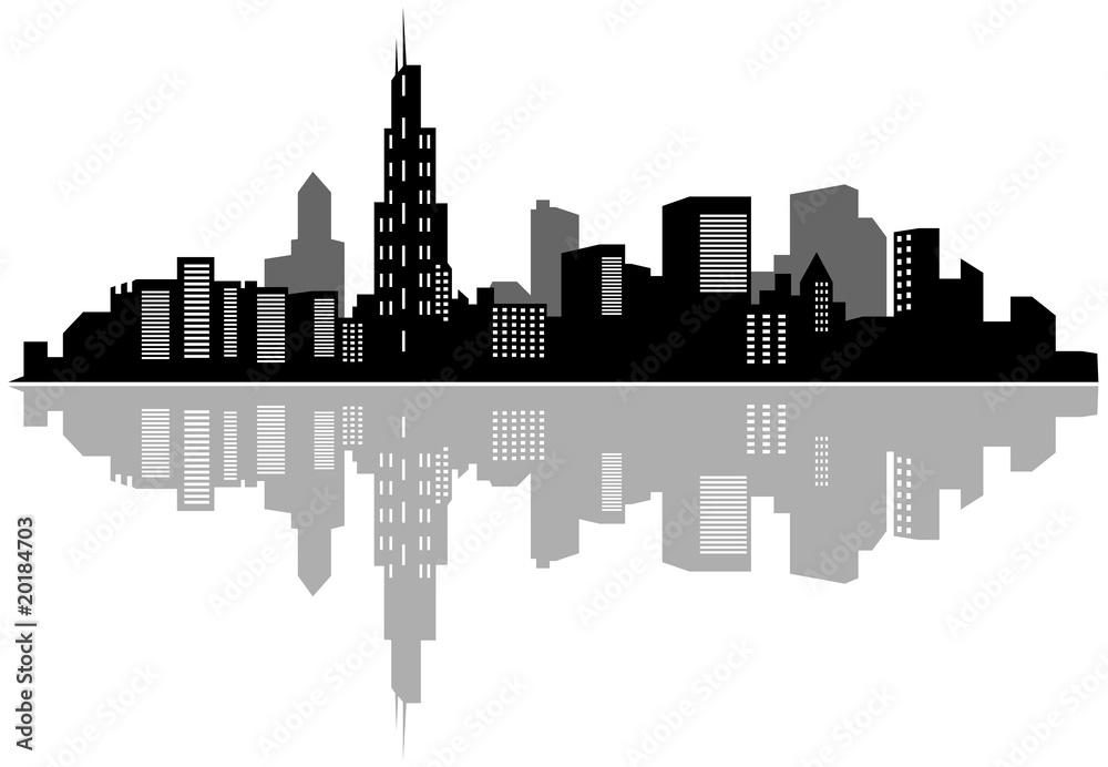 Fototapeta premium City skyline