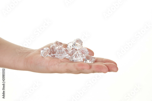 handful of diamonds