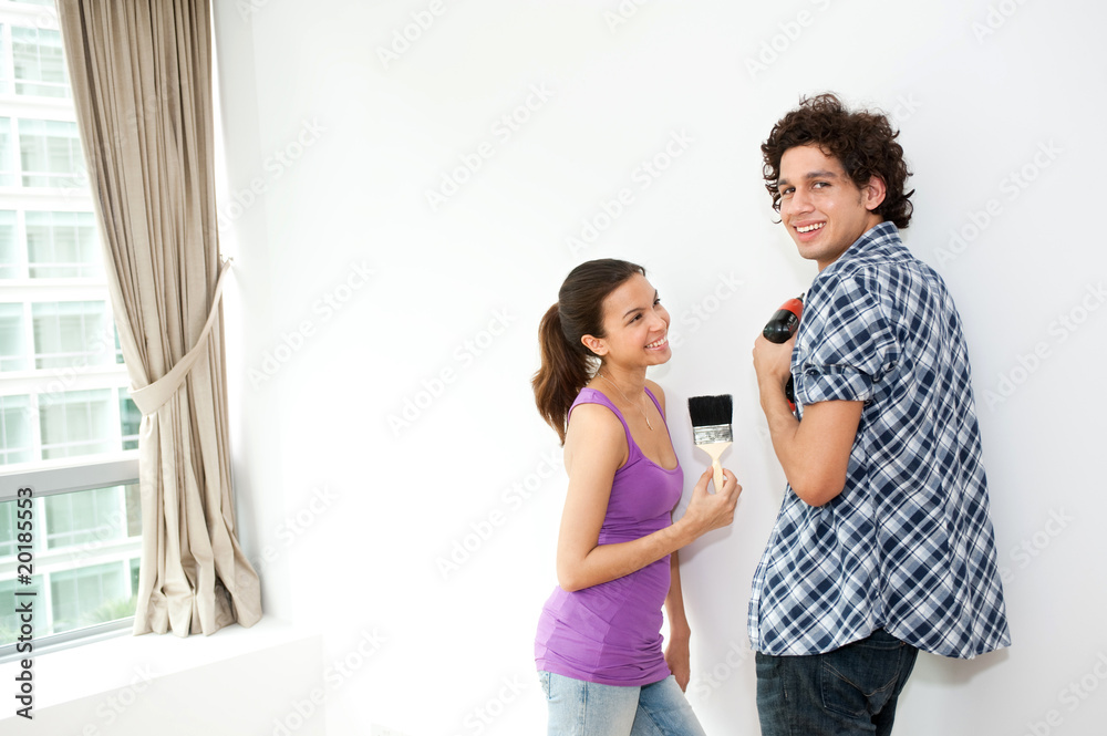 Naklejka premium Young Couple