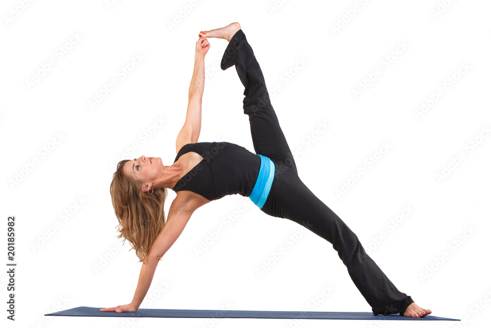 Woman in a Yoga Pose