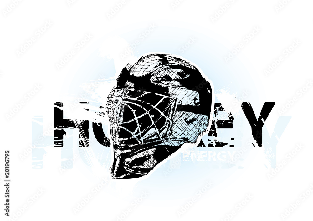 Fototapeta premium ice hockey helmet