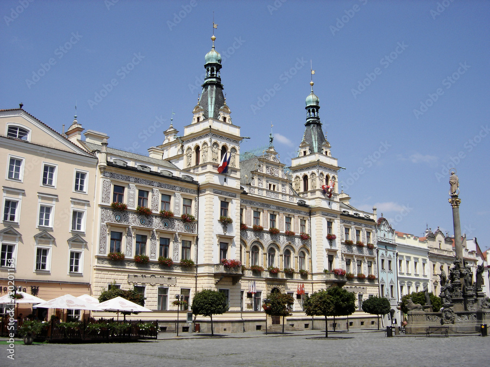Town Hall Square in Pardubice