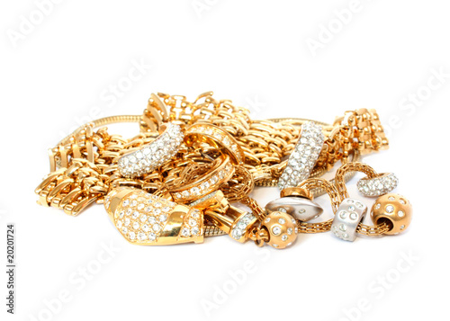 luxury golden accessories