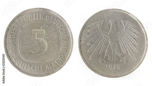 5 Marks - German money photo