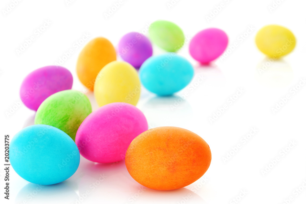Colorful Easter eggs Colorful Easter eggs