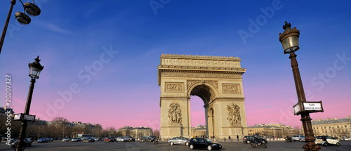 Canvas Print arc de triomphe
