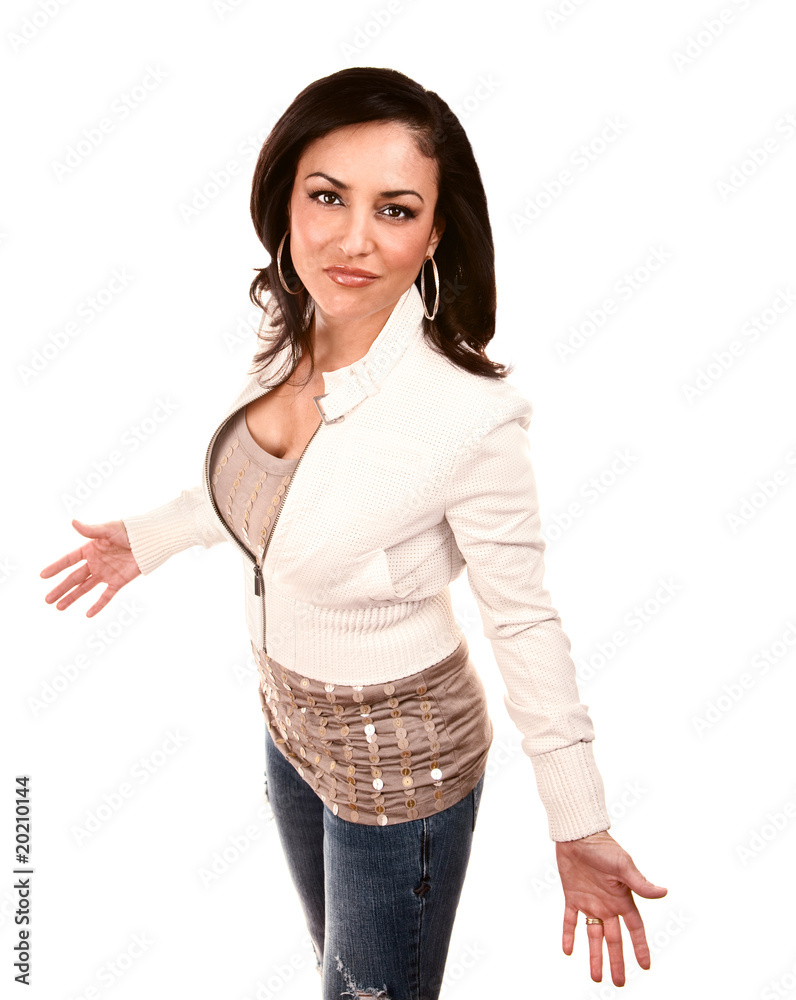 Fototapeta premium Pretty Hispanic Woman