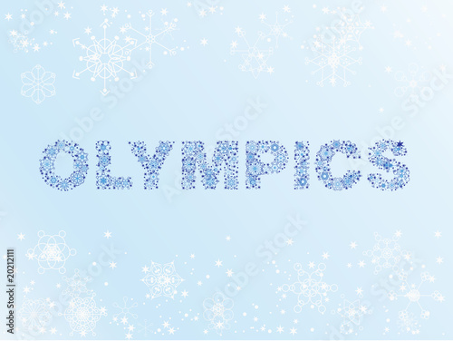 Snow winter olympics