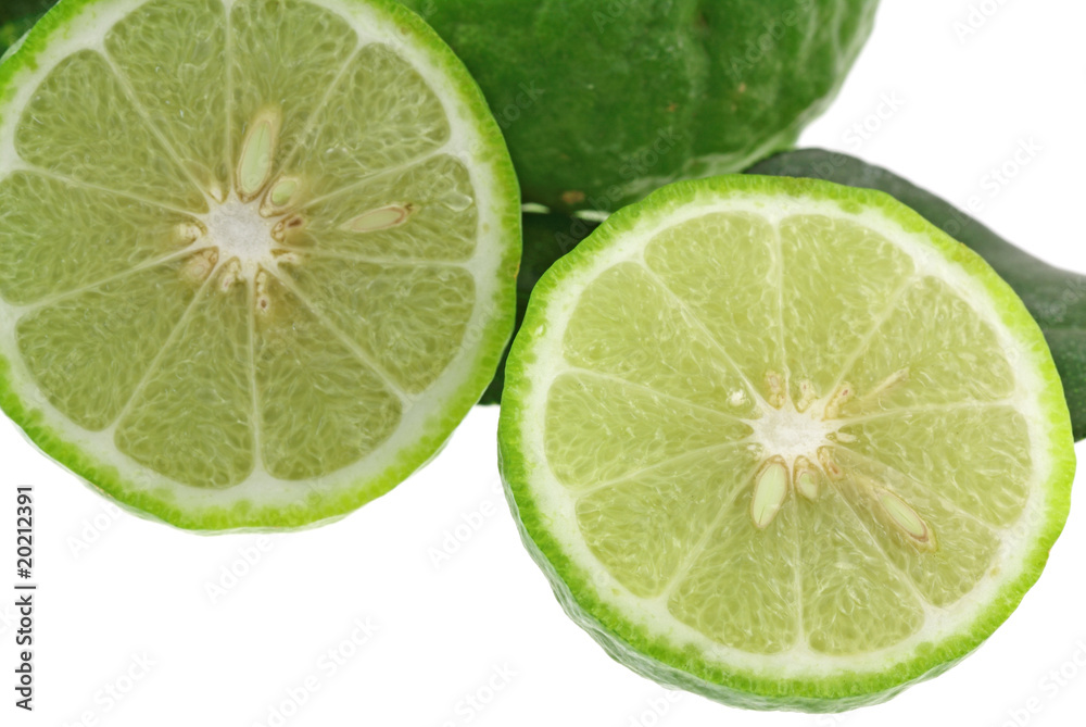 citron vert, fond blanc citron vert, fond blanc
