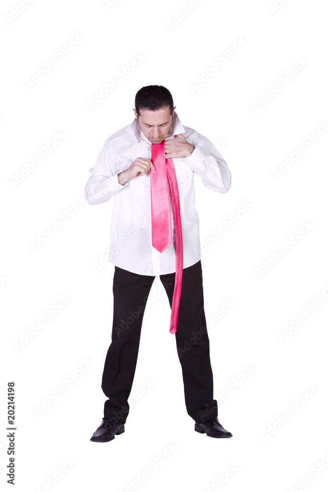 Businessman Dressing Up