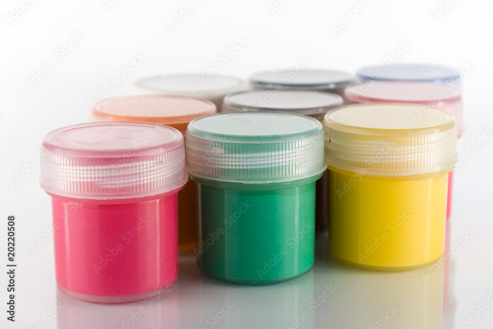 Paint in jars Paint in jars