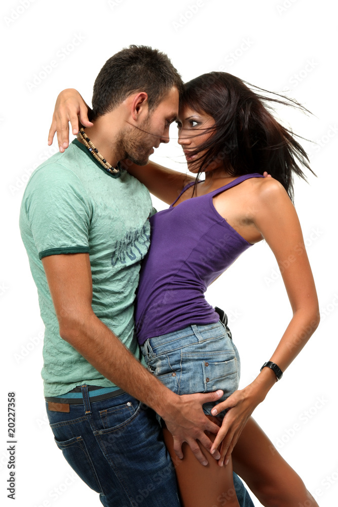 Naklejka premium couple in love