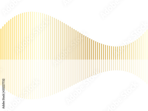 golden sound wave