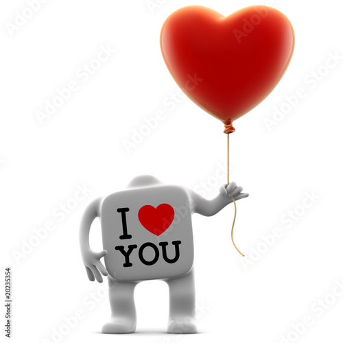 Symbol Man : A Love Balloon