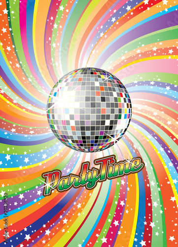 Disco Party Vector Illustration
