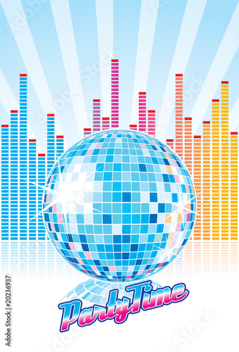 Disco Party Vector Illustration