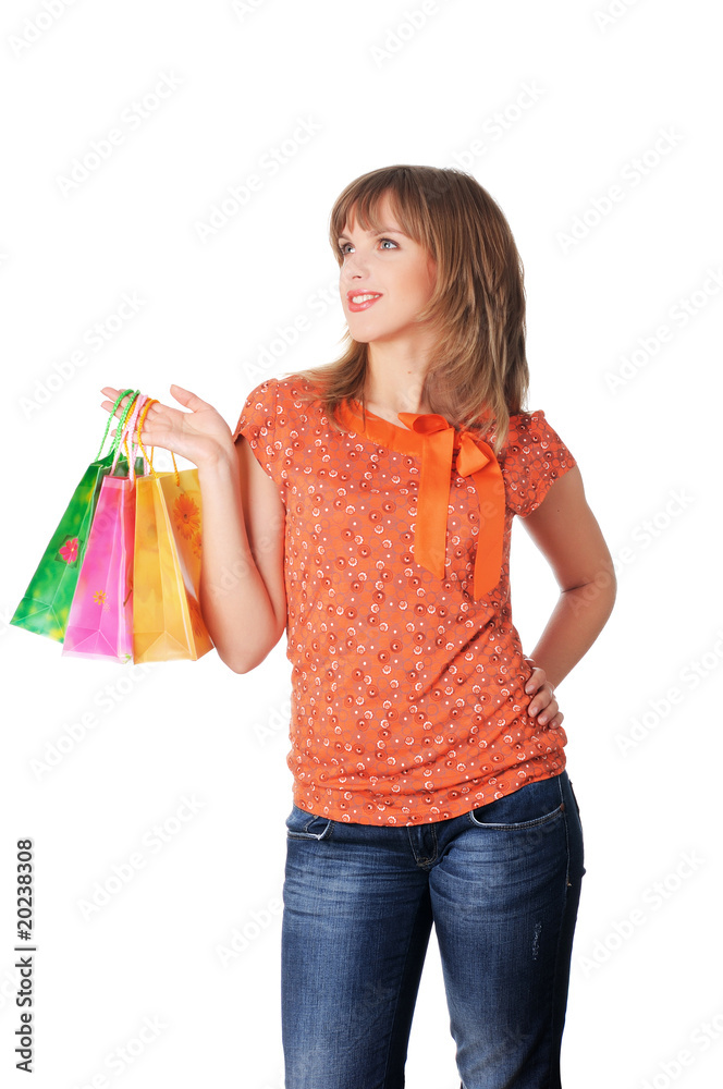 cheerful young girl cheerful young girl