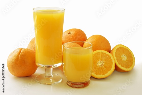 oranges and juice