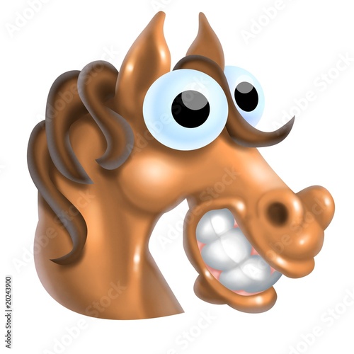 Fototapeta Naklejka Na Ścianę i Meble -  crezy horse