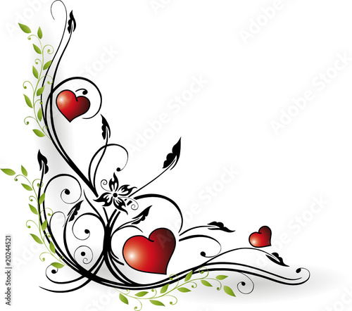 Valentinstag, Valentin, Herz, Herzen, Liebe, floral, love