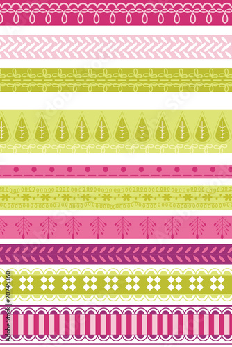 fabric border art