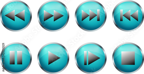 Boutons audio complet
