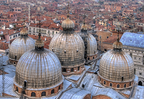 Domes of basilica San Marco...