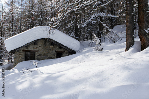 baita montana in Valmalenco Italy