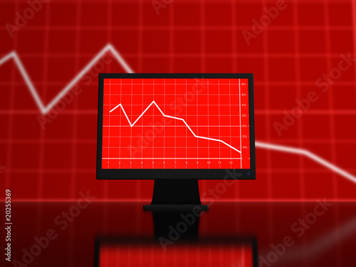 stocks down