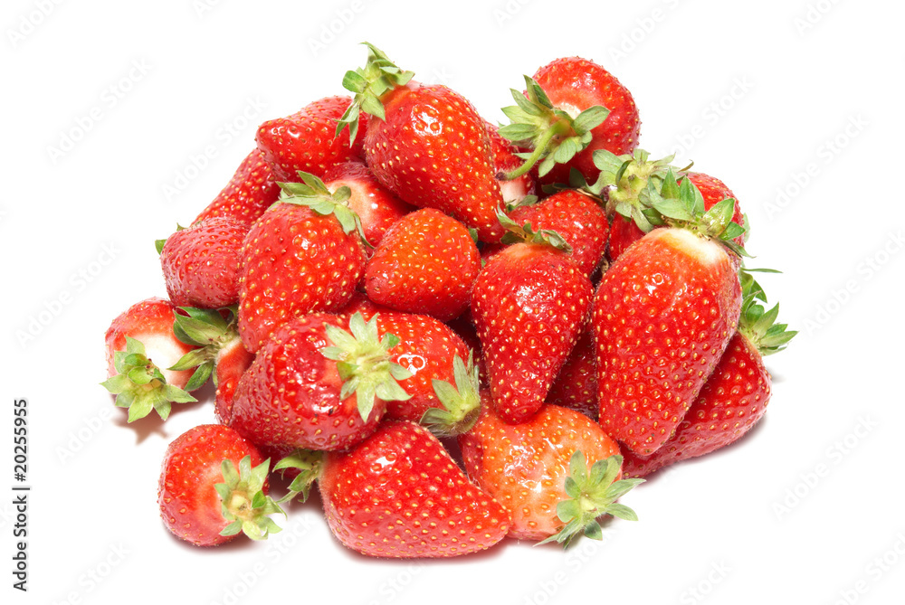 Red strawberries Red strawberries