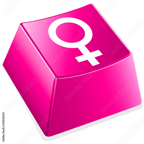 female, Frau - Taste