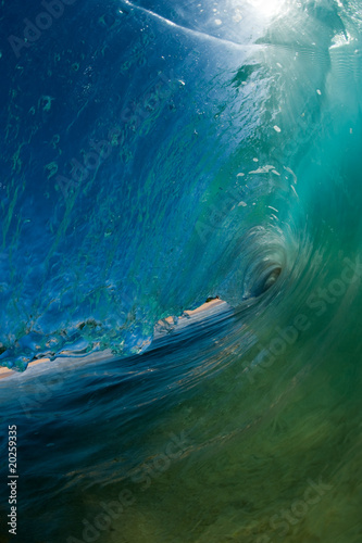 Fototapeta Naklejka Na Ścianę i Meble -  hollow ocean wave
