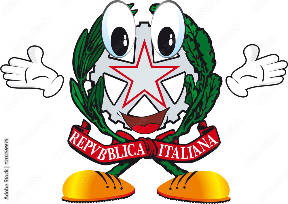 Vettoriale Stock repubblica italiana omino Adobe Stock