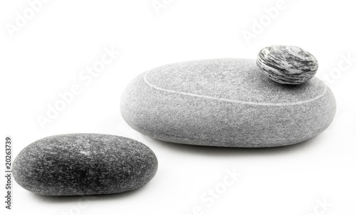 Grey zen stones